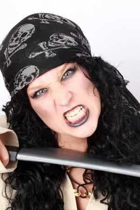 Partyartikelen Bandana piraat, luxe