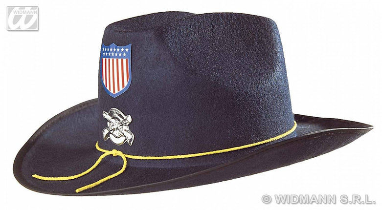 Partyhoed: Burgeroorlog hoed + decoratie, vilt