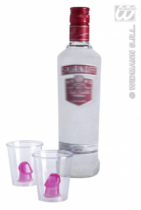 Piemel shotglaasjes set van 2