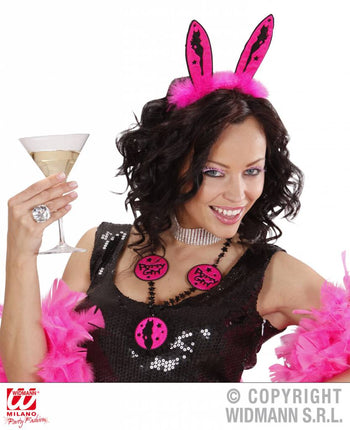 Roze puntige oogwimpers