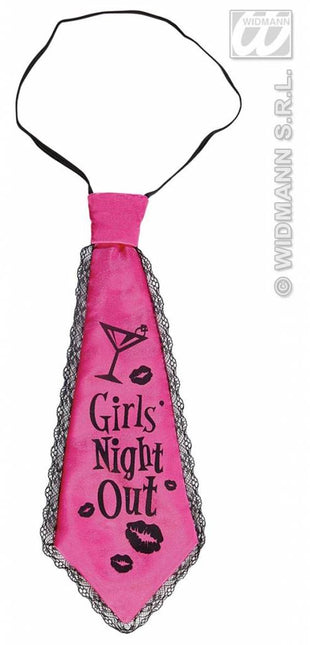 Satijnen stropdas Girls night out