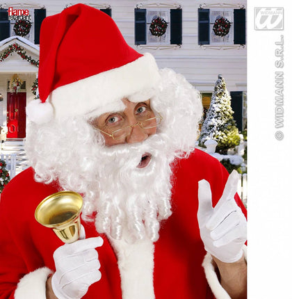 Seizoensartikelen: Kerstman-set baard met snor