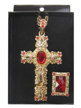 Sinterklaaskleding: Kruis met ring