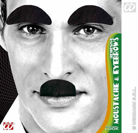 Vermommingen: Snor en wenkbrauwen zwart