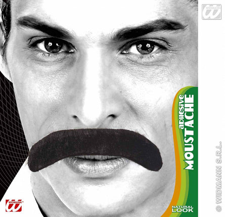 Vermommingen: Snor zwart, herenmodel