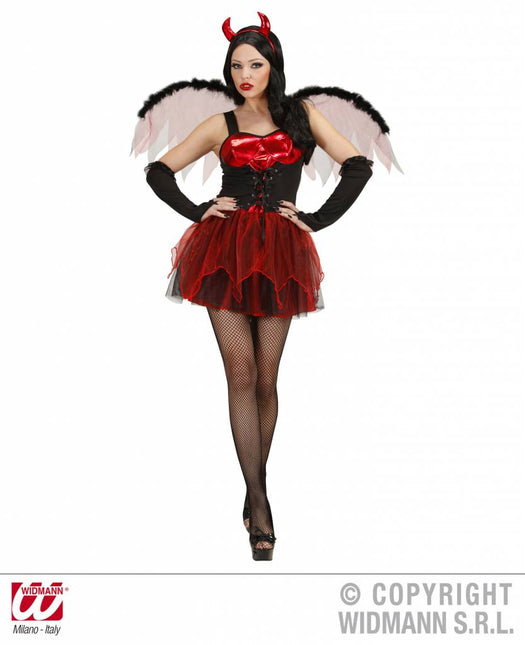 Vrijgezellen-outfit: sexy duivel met vleugels