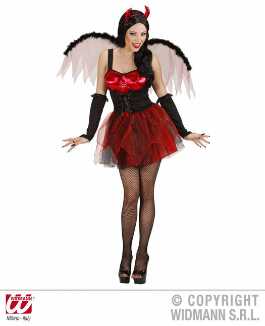 Vrijgezellen-outfit: sexy duivel met vleugels