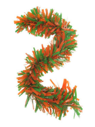 Vrijgezellen-outfit: slinger oranje/groen