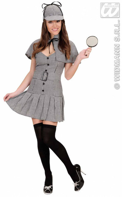 Vrijgezellenparty-kostuum: Privé Detective (dame)