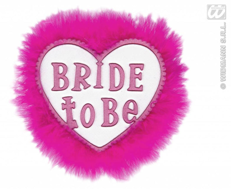 Witte broche Bride to be