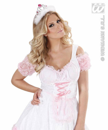 Witte tiara met hartje