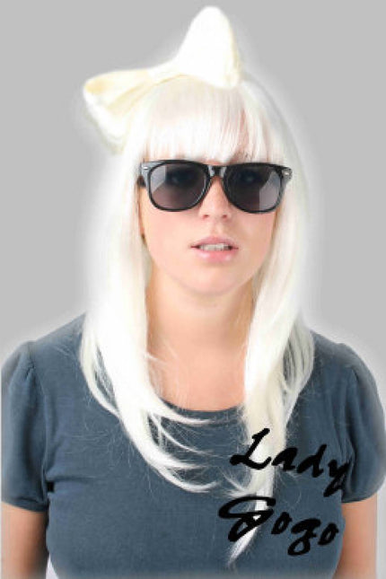 Carnaval- & feest accessoires: Pruik Lady Gogo
