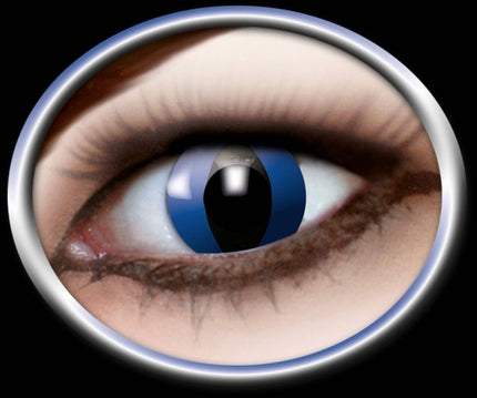 Contactlenzen specials: Cats-eye blue