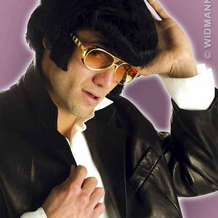 Elvis bril met bakkebaard