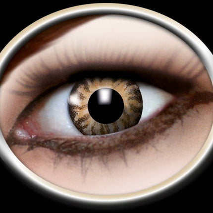 Feest-accessoires: Contactlens Tijger