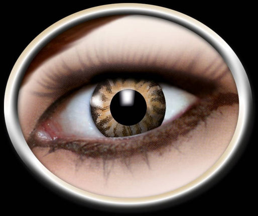 Feest-accessoires: Contactlens Tijger