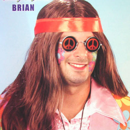 Feest-accessoires: Pruik Brian