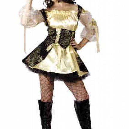 Feest-outfit: Classic piraten jurkje