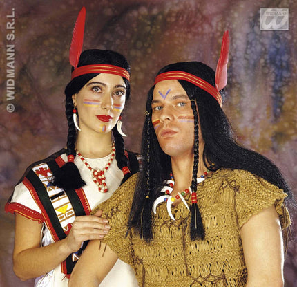 feestaccessoires: Indianenpruik