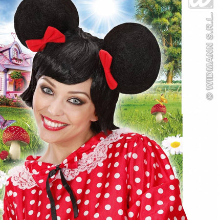 Feestaccessoires: Mickey-mouse-pruik