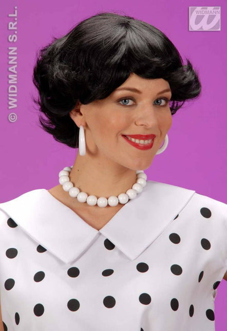 Feestaccessoires: Pruik Audrey