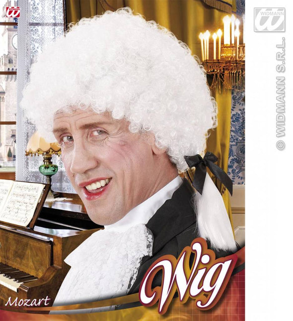 Feestaccessoires: Pruik Mozart