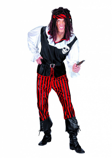 Feestaccessoires: Rasta-piratenpruik