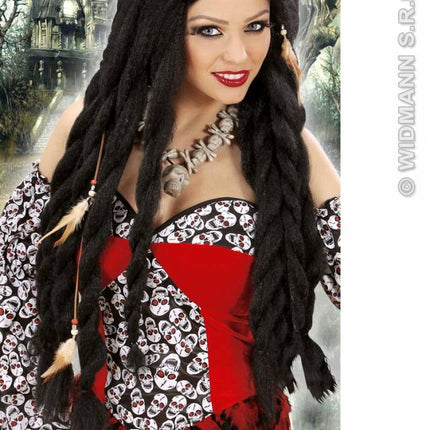 Feestaccessoires: Voodoo-pruik