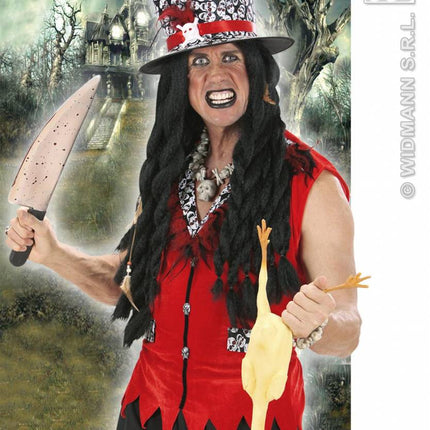 Feestaccessoires: Voodoo-pruik