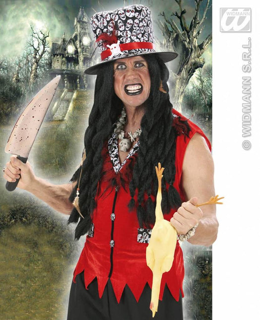 Feestaccessoires: Voodoo-pruik