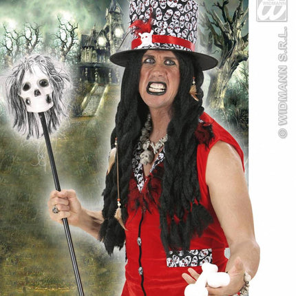 Feestaccessoires: Voodoo-pruik