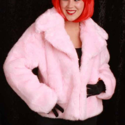 Feestkleding: Bontjassen wit of roze