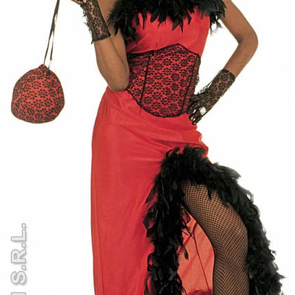 Feestkleding Saloon madame