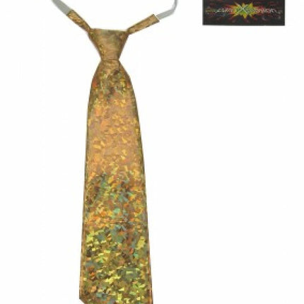 Kleding-accessoires: Stropdas Goud hologram