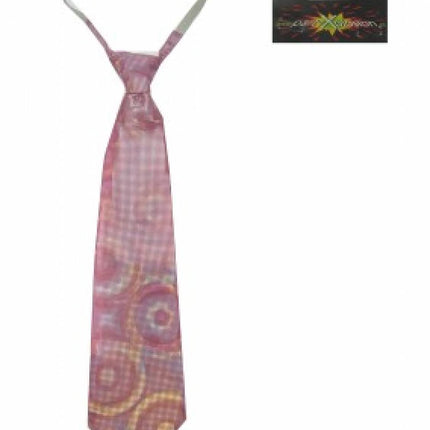 Kleding-accessoires: Stropdas Roze hologram