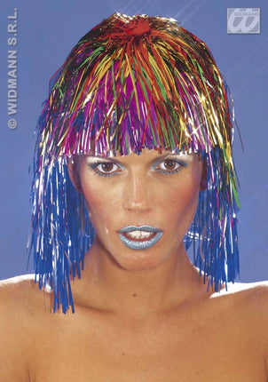 Party-accessoires Discopruik meerkleurig