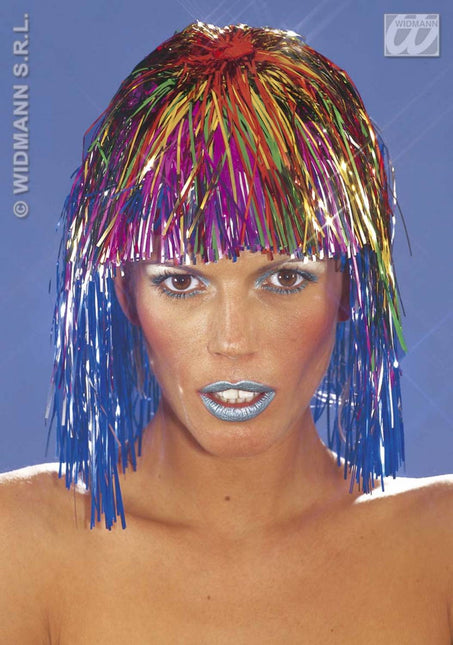 Party-accessoires Discopruik meerkleurig