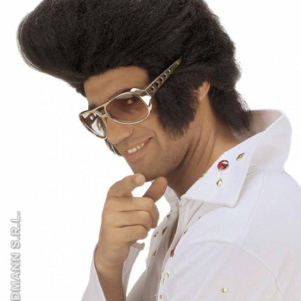 Party-accessoires Pruik, Elvis jumbo