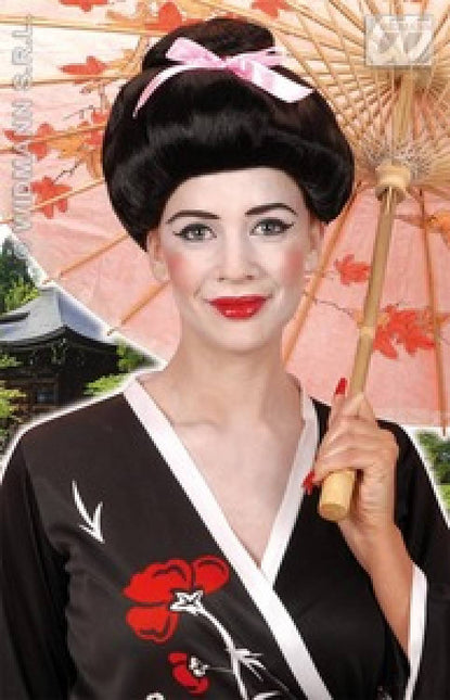 Party-accessoires: Pruik, Geisha