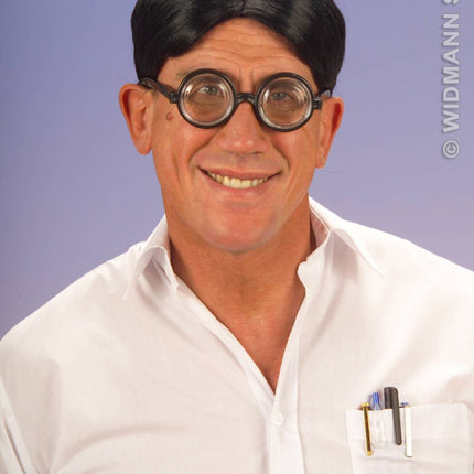 Party-accessoires: Pruik, nerd