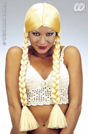 Party-kleding: Pruik, Karen