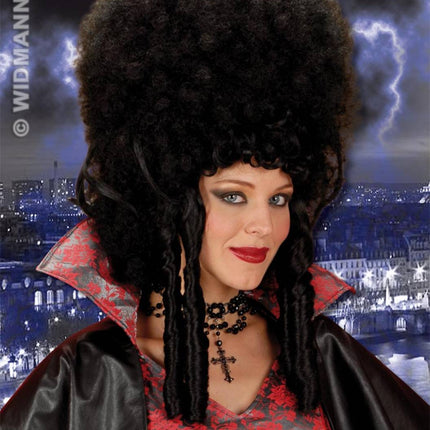 Party-kleding: Pruik, madame Bovary, verschillende kleuren