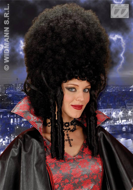 Party-kleding: Pruik, madame Bovary, verschillende kleuren