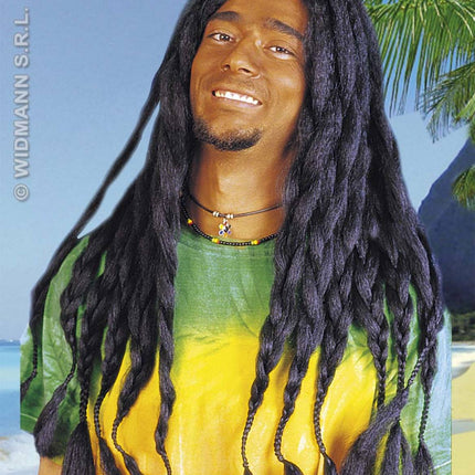 Party-kleding: Pruik, Rasta