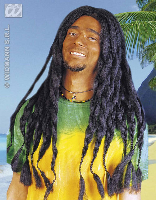 Party-kleding: Pruik, Rasta