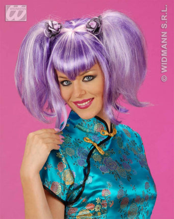 Party-kleding: Pruik, Sakura
