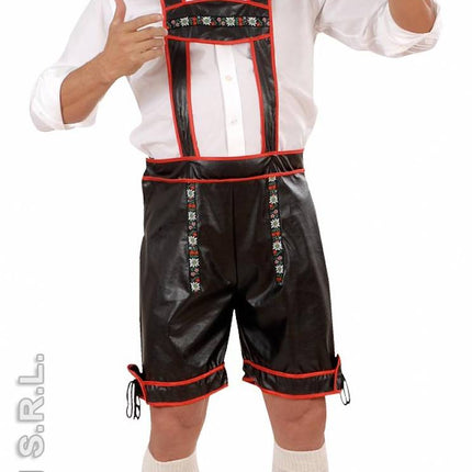 Party-outfit Lederhose lederlook