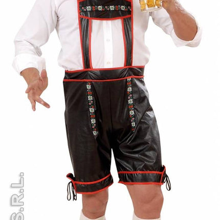 Party-outfit Lederhose lederlook