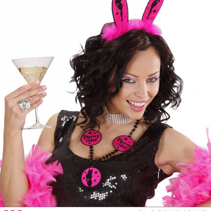 Roze puntige oogwimpers