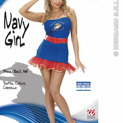 Vrijgezellen-feest-kleding: Sexy marine-girl